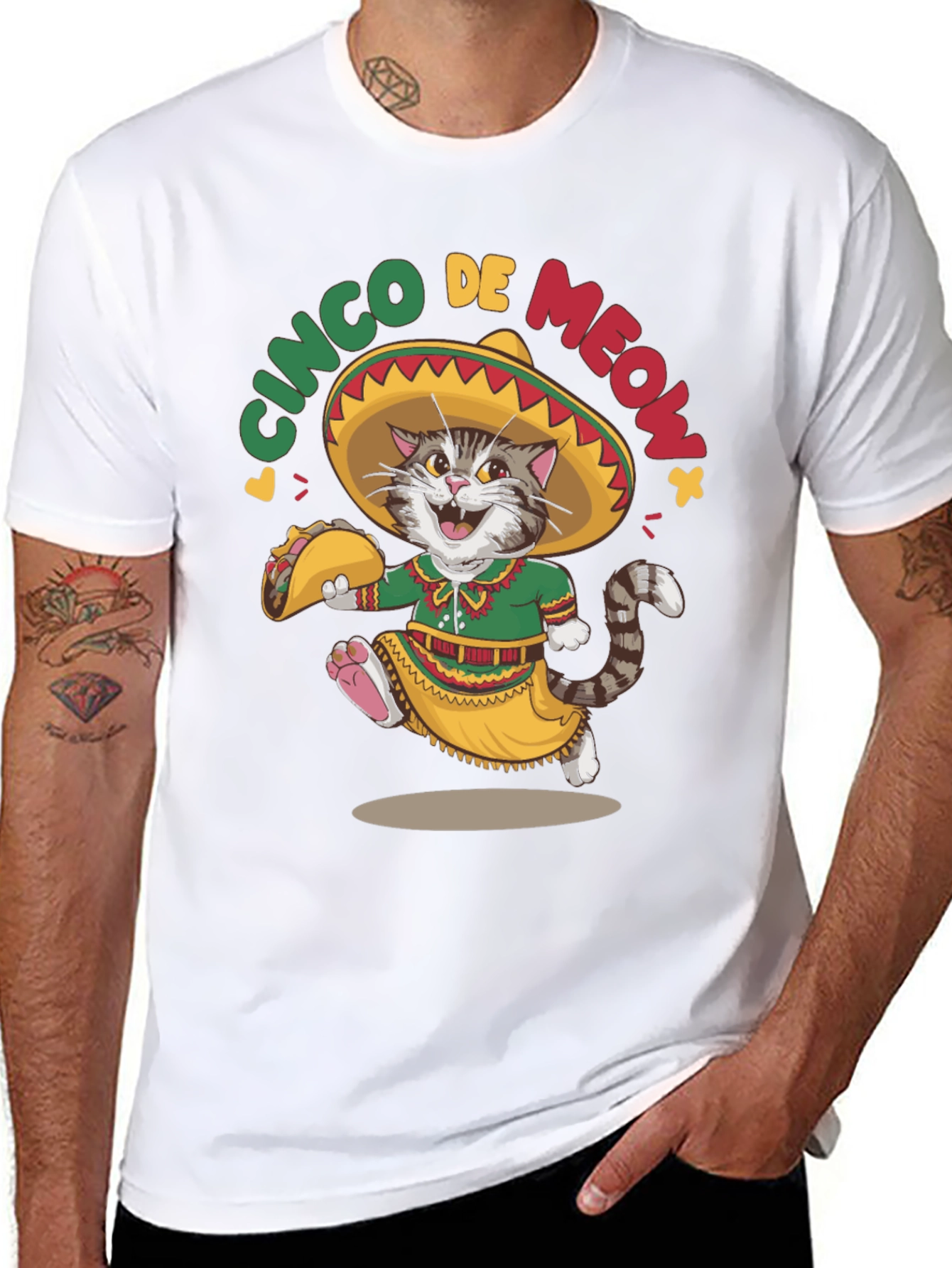 Cinco De Meow Cat T-Shirt