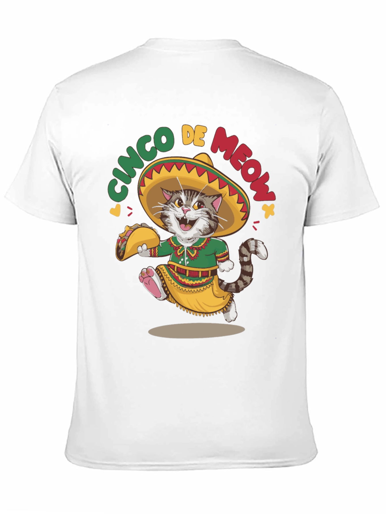 Cinco De Meow Cat T-Shirt