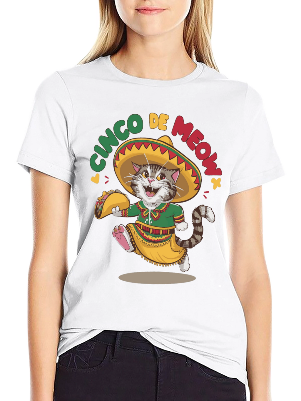 Cinco De Meow Cat T-Shirt