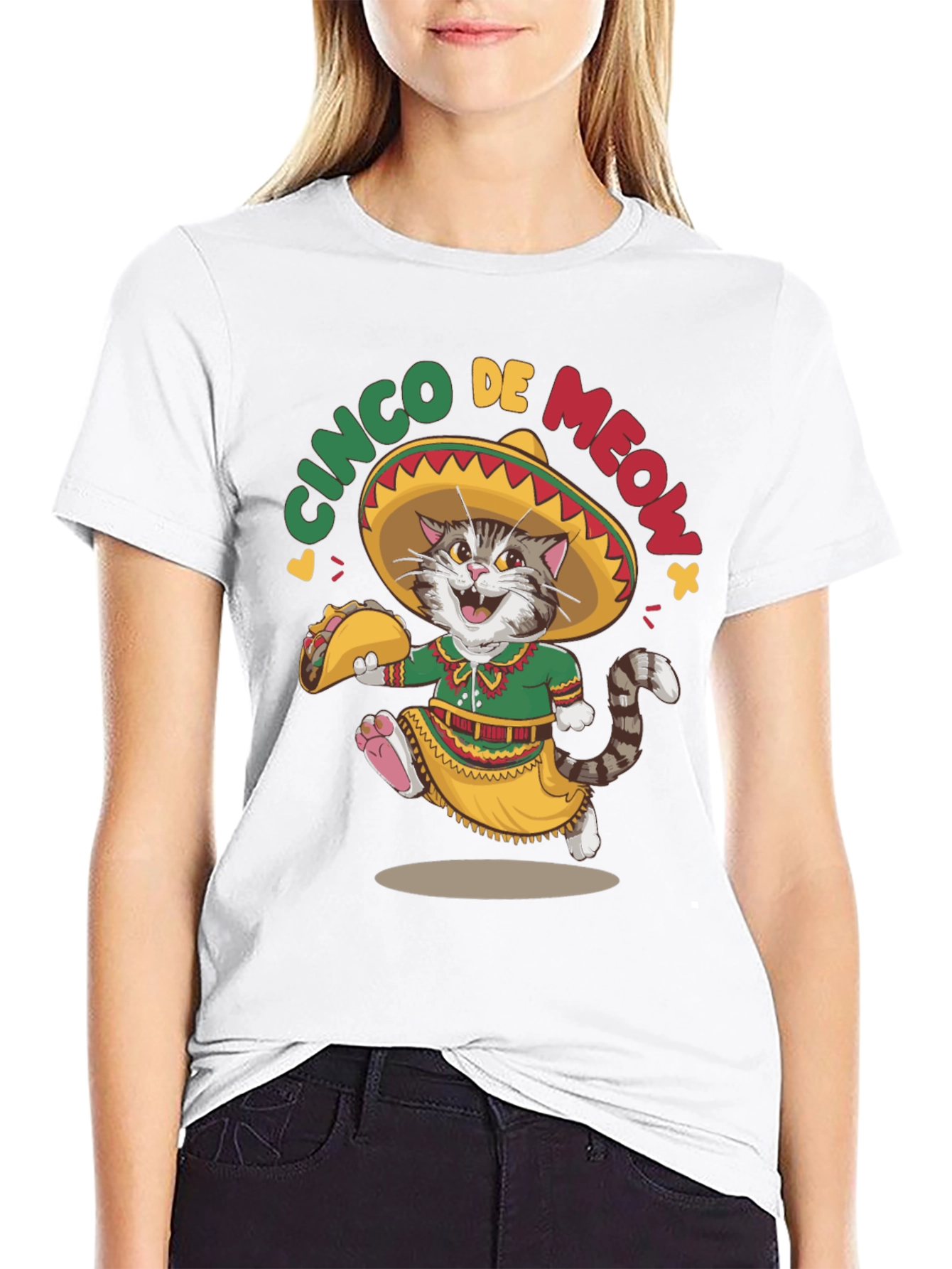 Cinco De Meow Cat T-Shirt