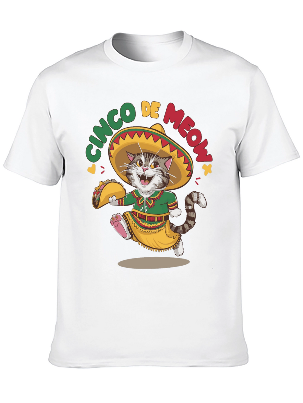 Cinco De Meow Cat T-Shirt