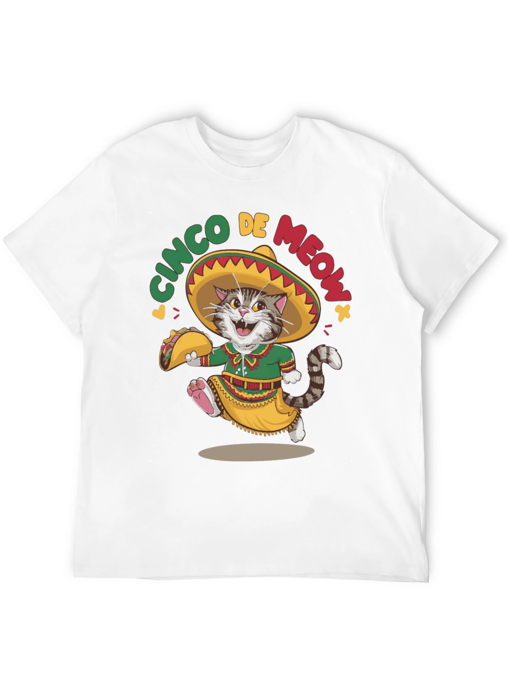 Cinco De Meow Cat T-Shirt