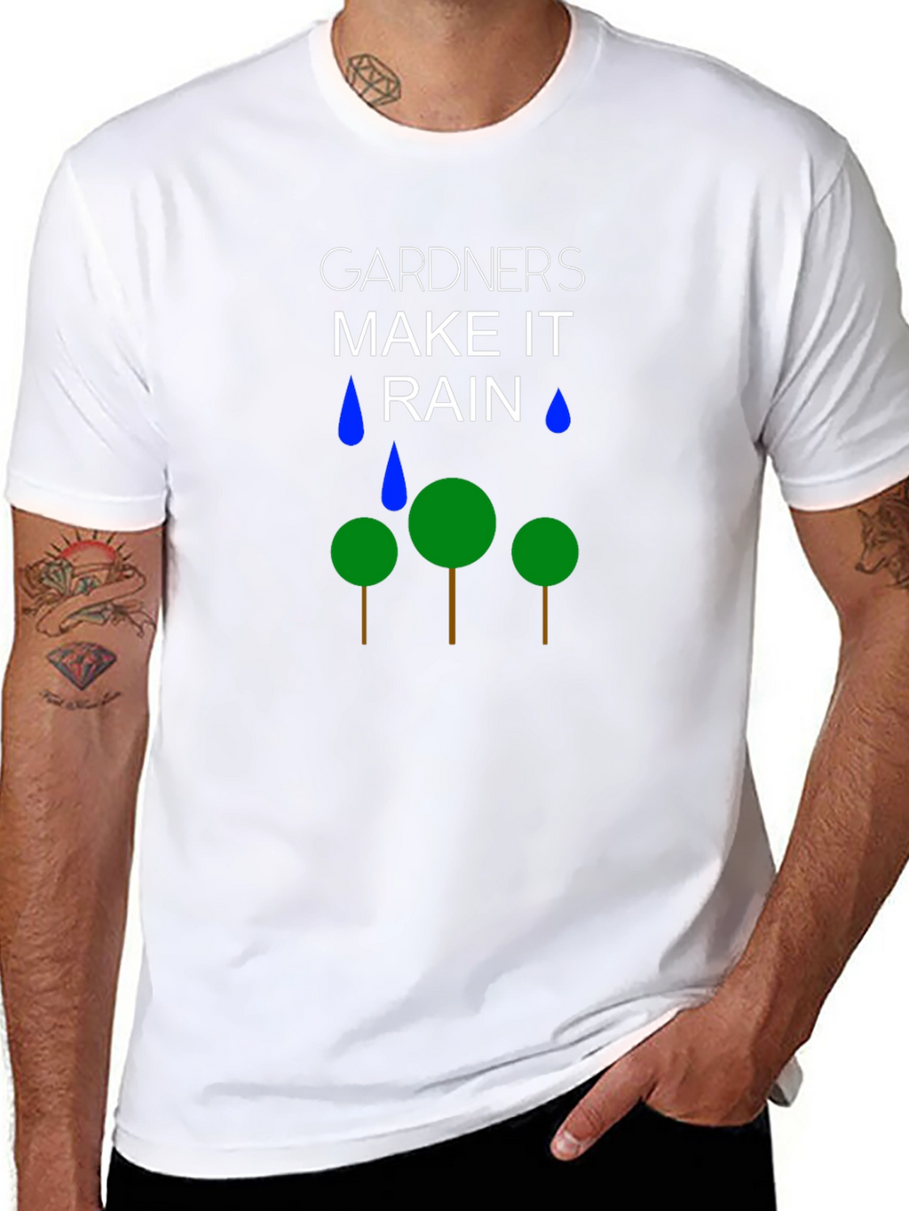Gardeners Make It Rain Black T-Shirt