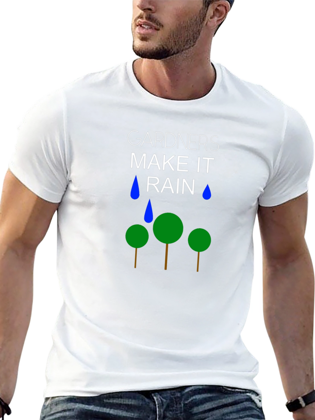 Gardeners Make It Rain Black T-Shirt