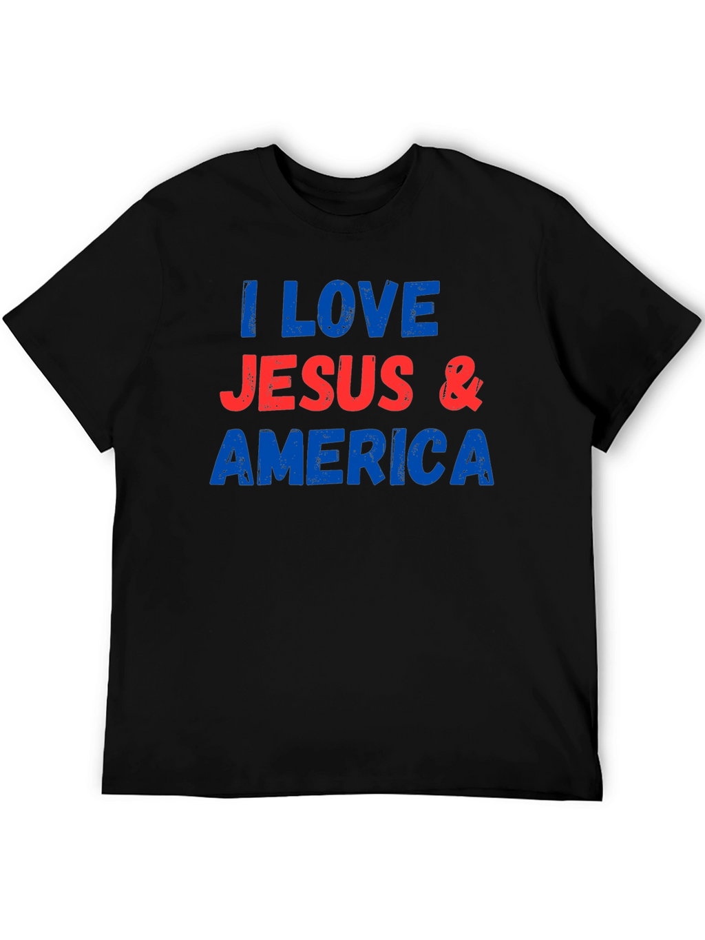 I Love Jesus & America Graphic T-Shirt