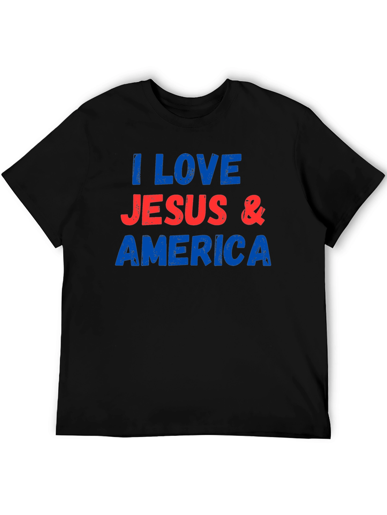 I Love Jesus & America Graphic T-Shirt