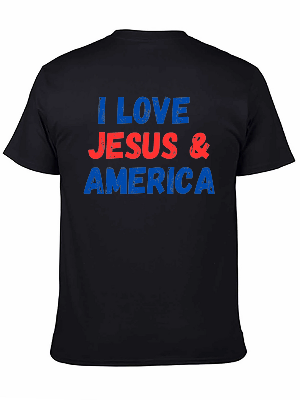I Love Jesus & America Graphic T-Shirt