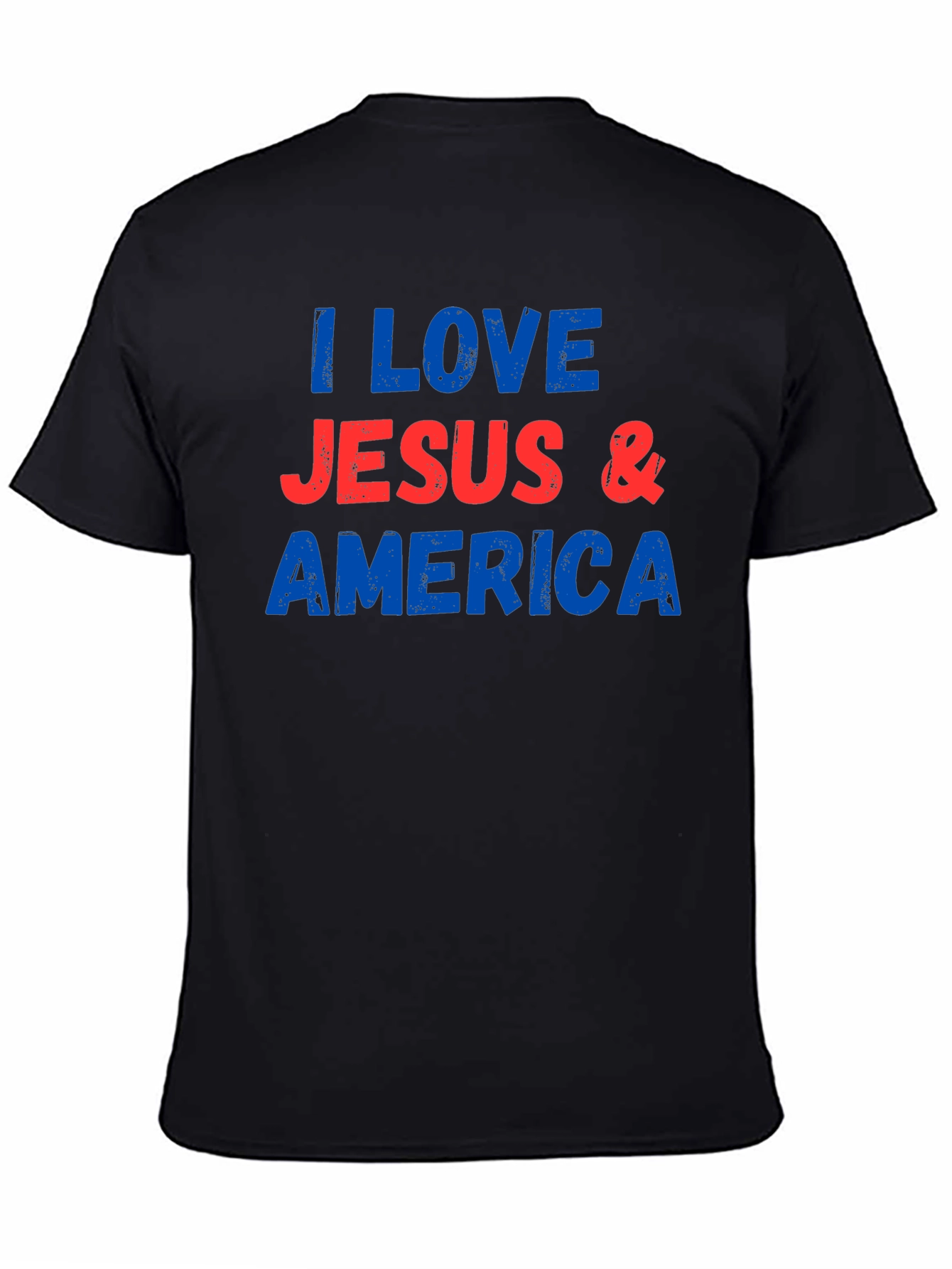 I Love Jesus & America Graphic T-Shirt