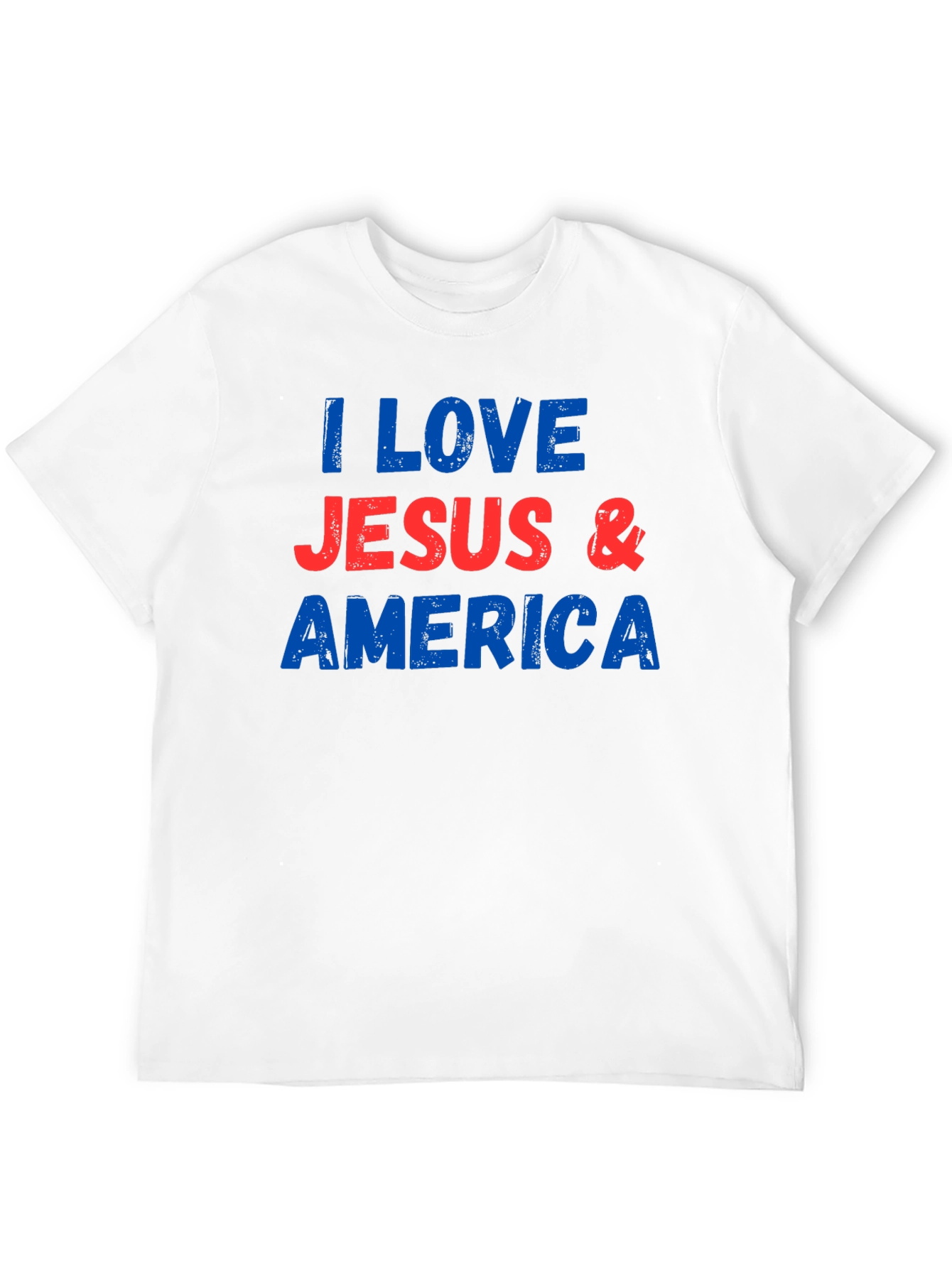 I Love Jesus & America Graphic T-Shirt