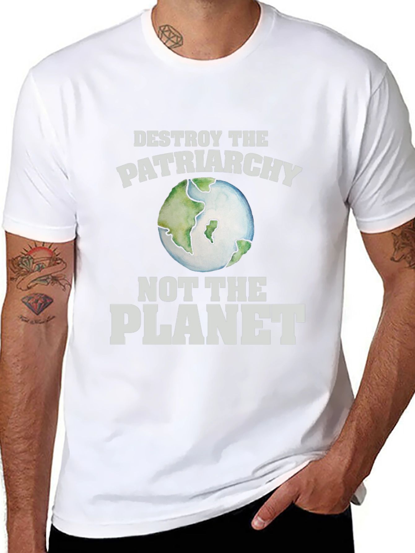 Destroy the Patriarchy T-Shirt - Earth Day Activism