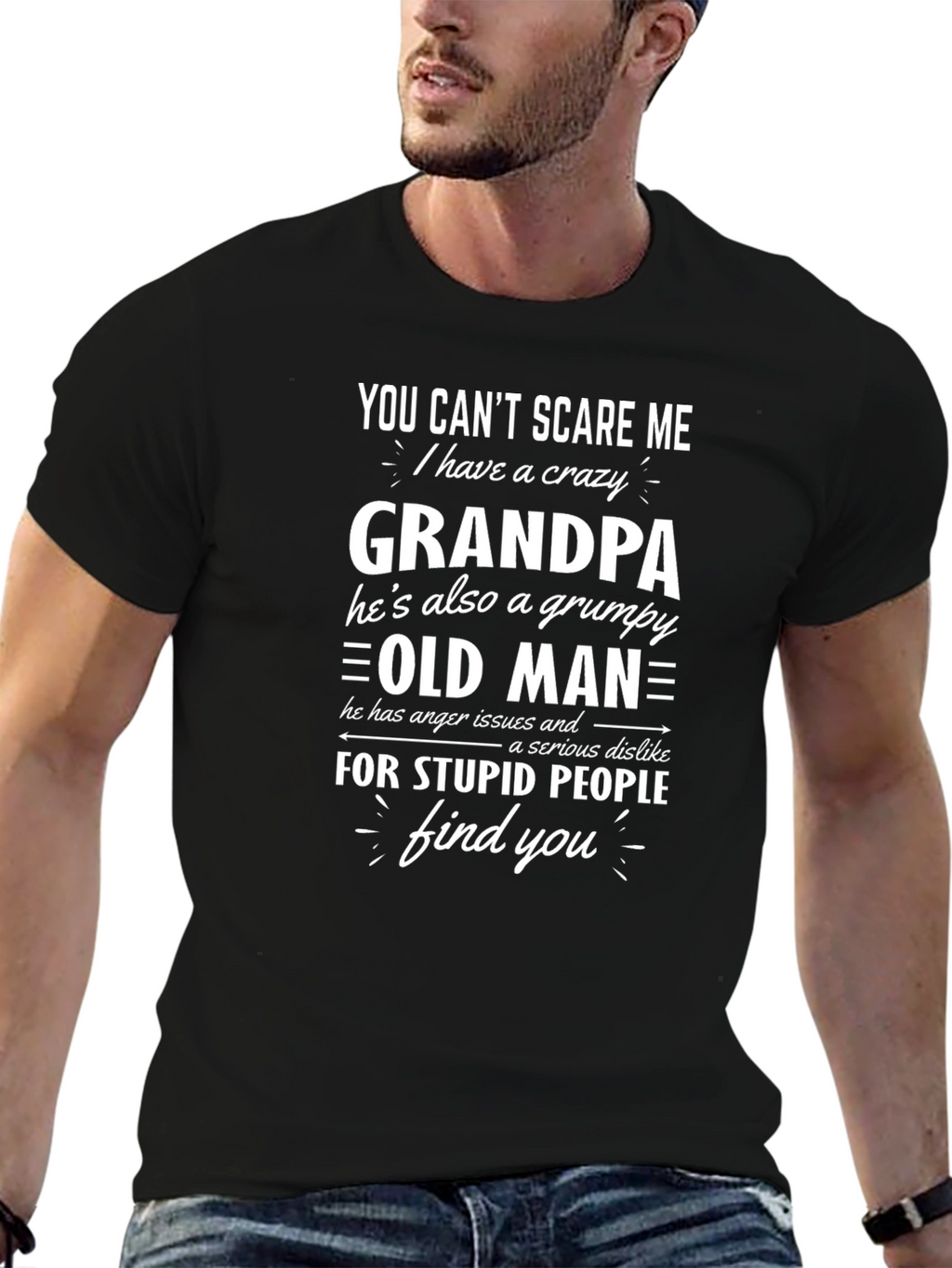 Crazy Grandpa Old Man T-Shirt