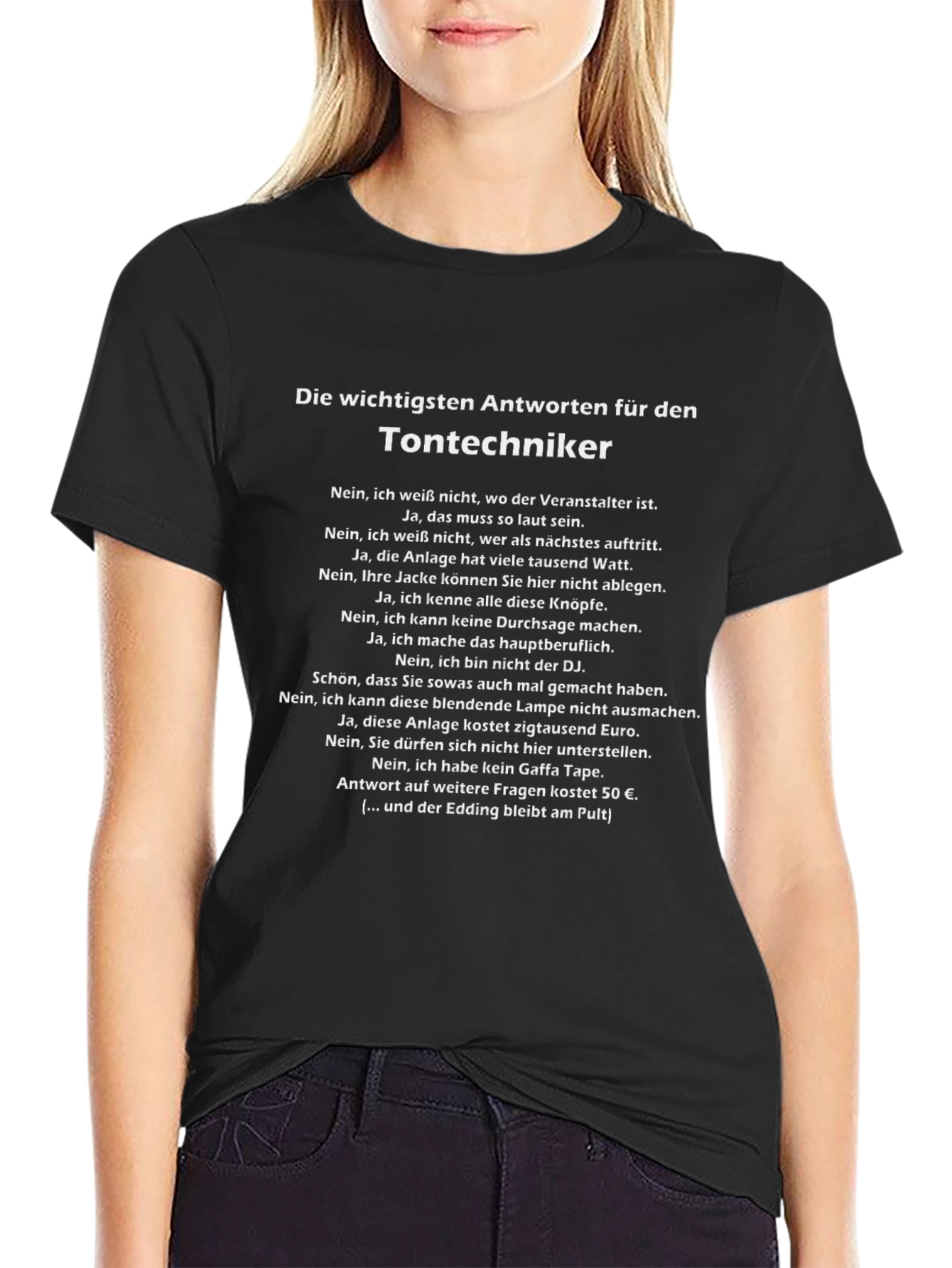 Tontechniker T-Shirt - Sound Engineer Humor