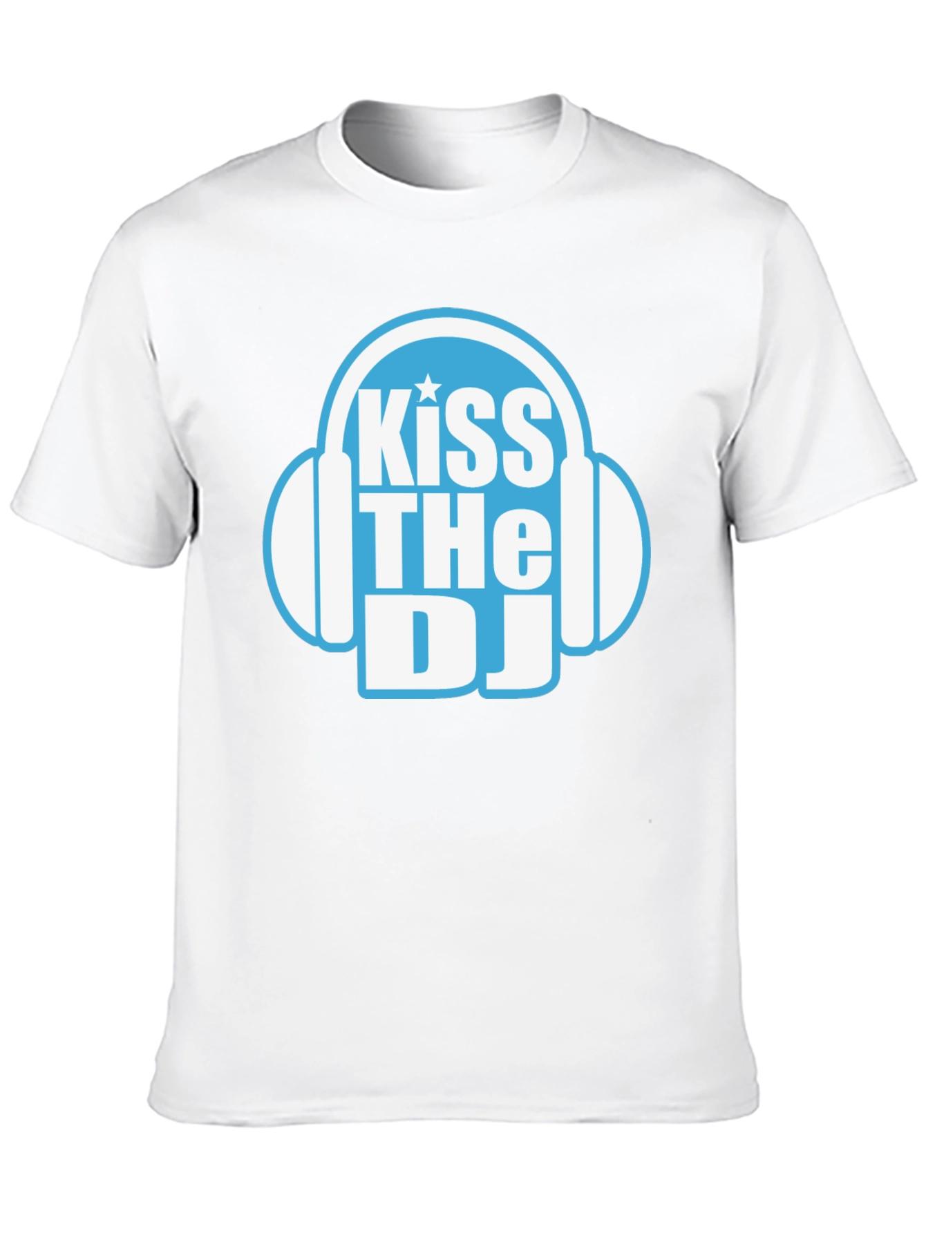 Kiss The DJ Graphic Tee - Music Lovers T-Shirt