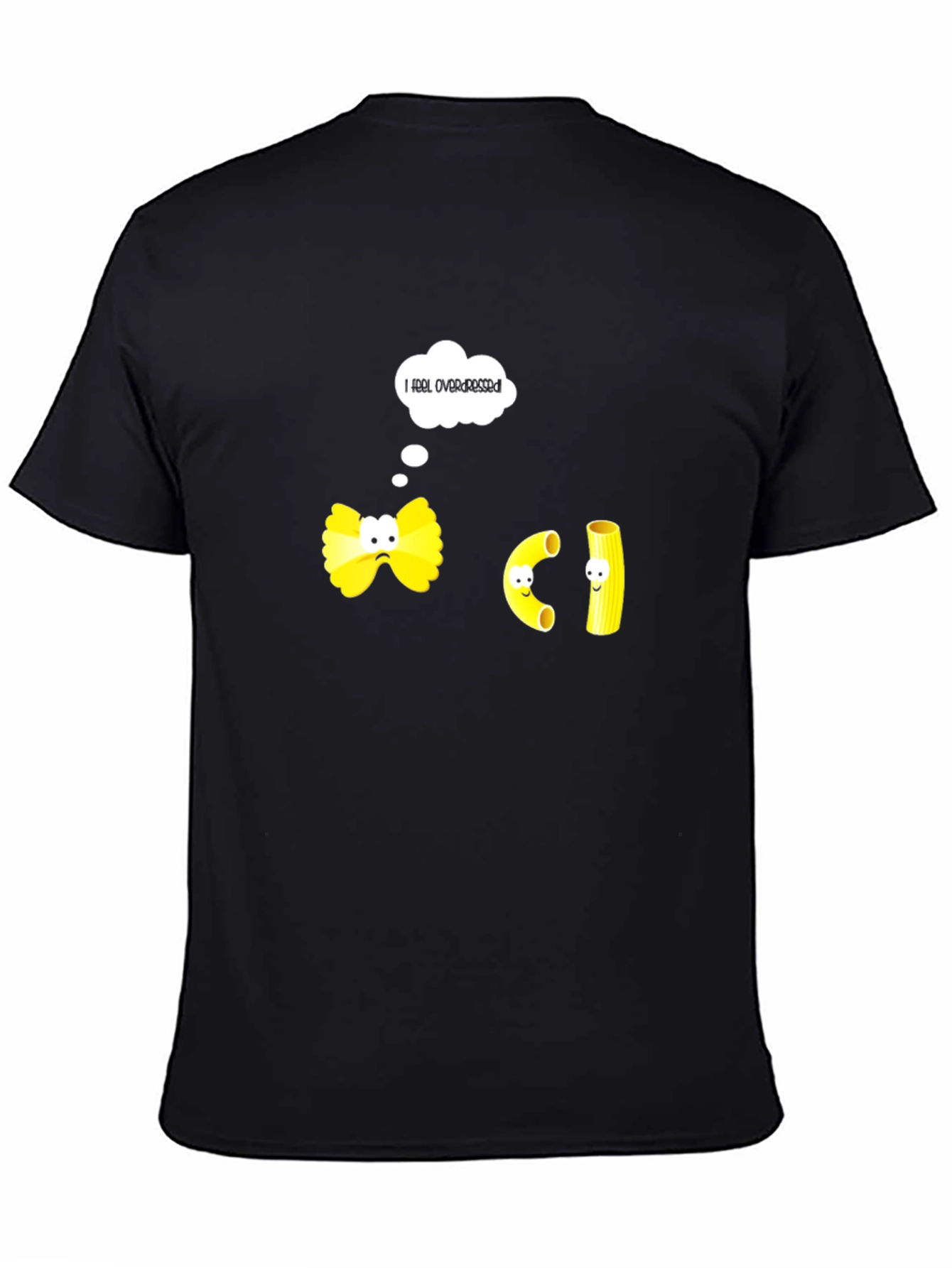Pasta Overdressed Humor Graphic T-Shirt