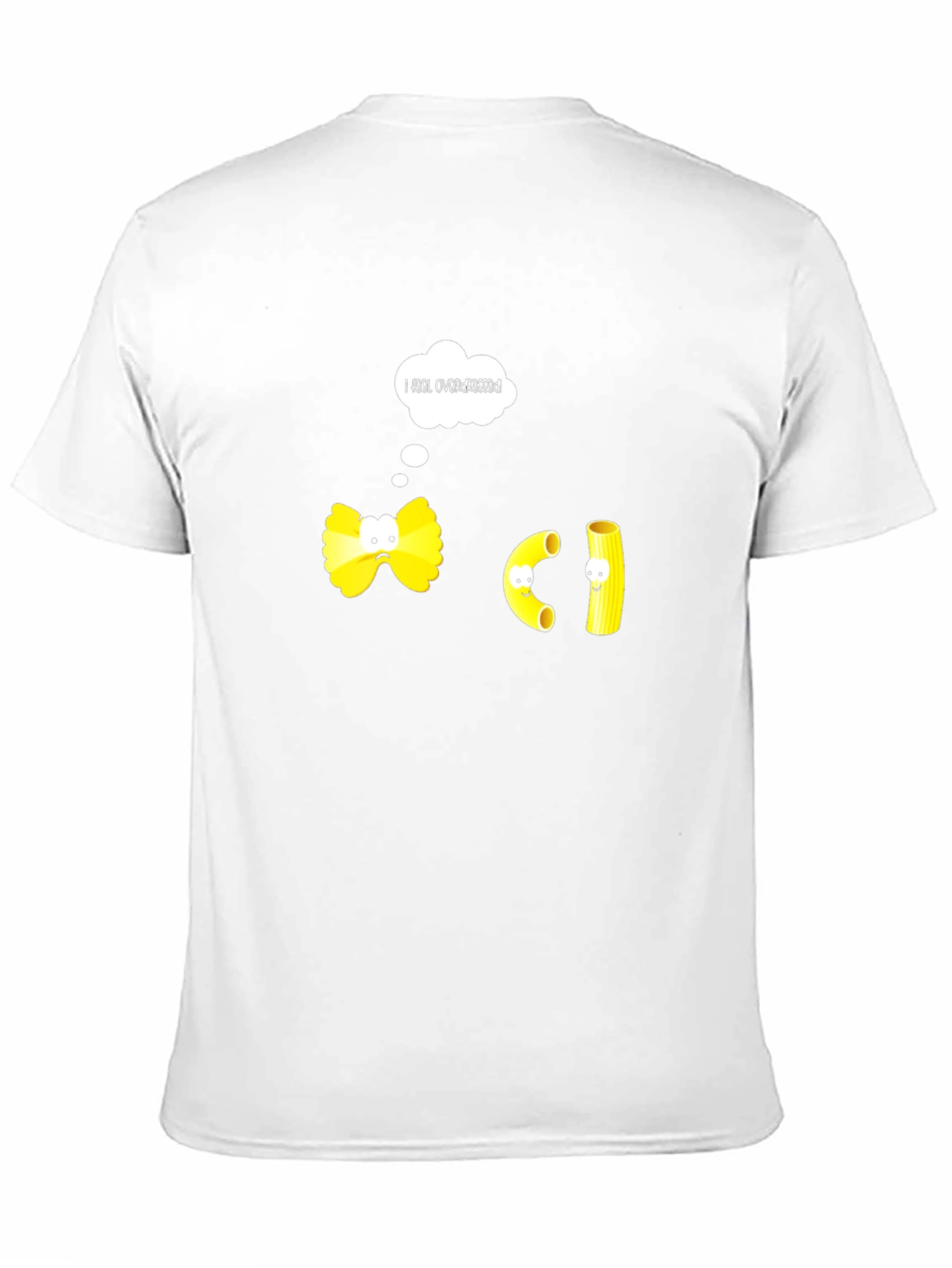 Pasta Overdressed Humor Graphic T-Shirt