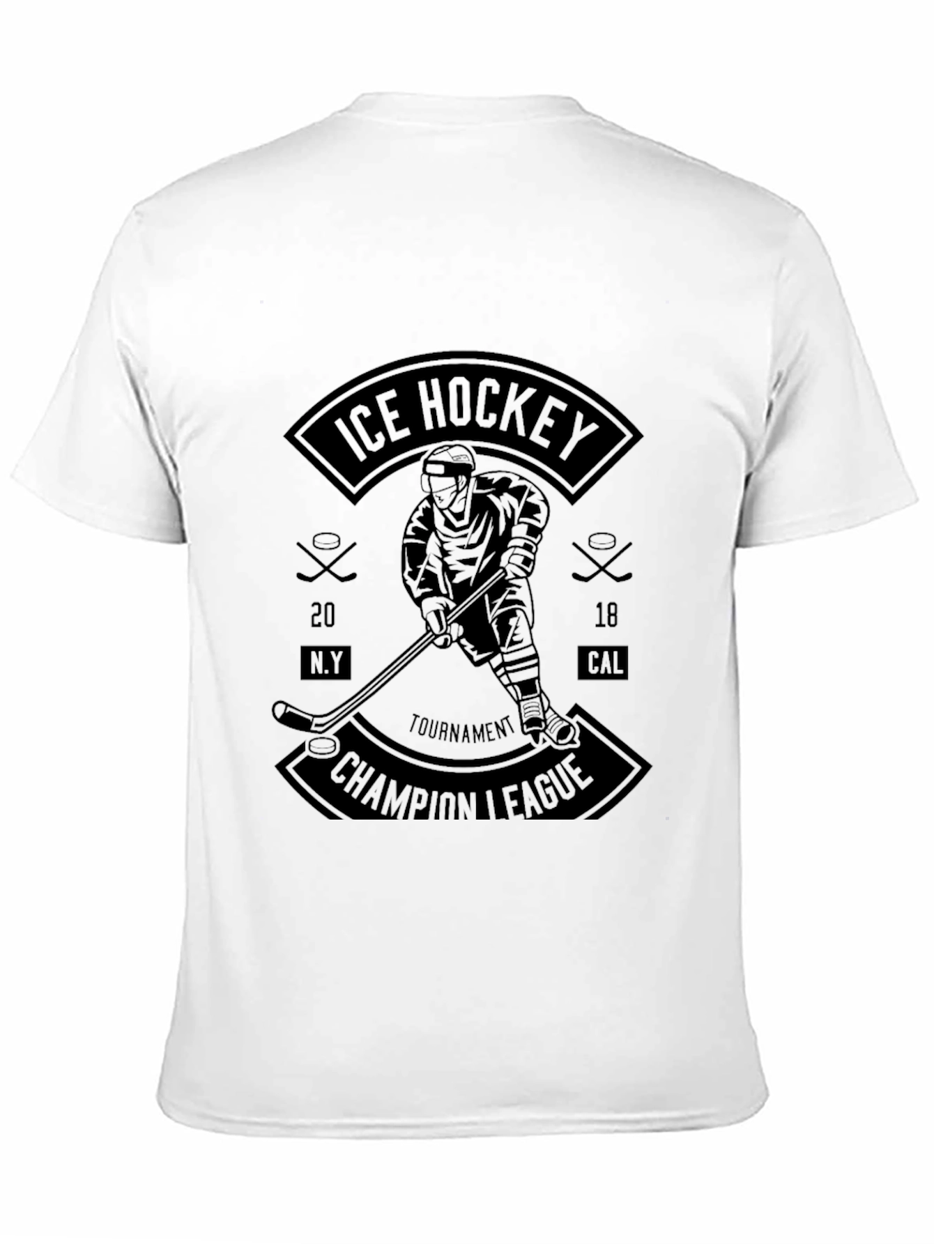 Ice Hockey Champion League Graphic Tee