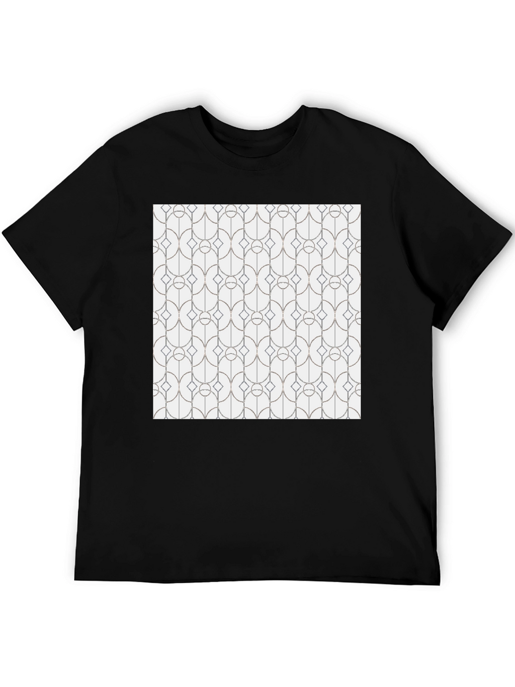 Geometric Pattern Tee - Modern Style
