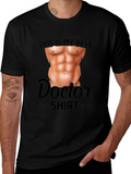 Funny Doctor Shirt - Fake Abs T-Shirt