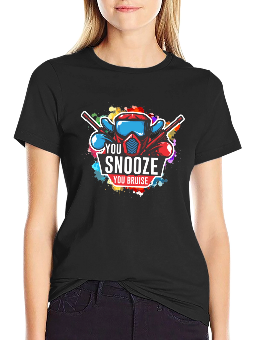 You Snooze You Bruise Paintball T-Shirt