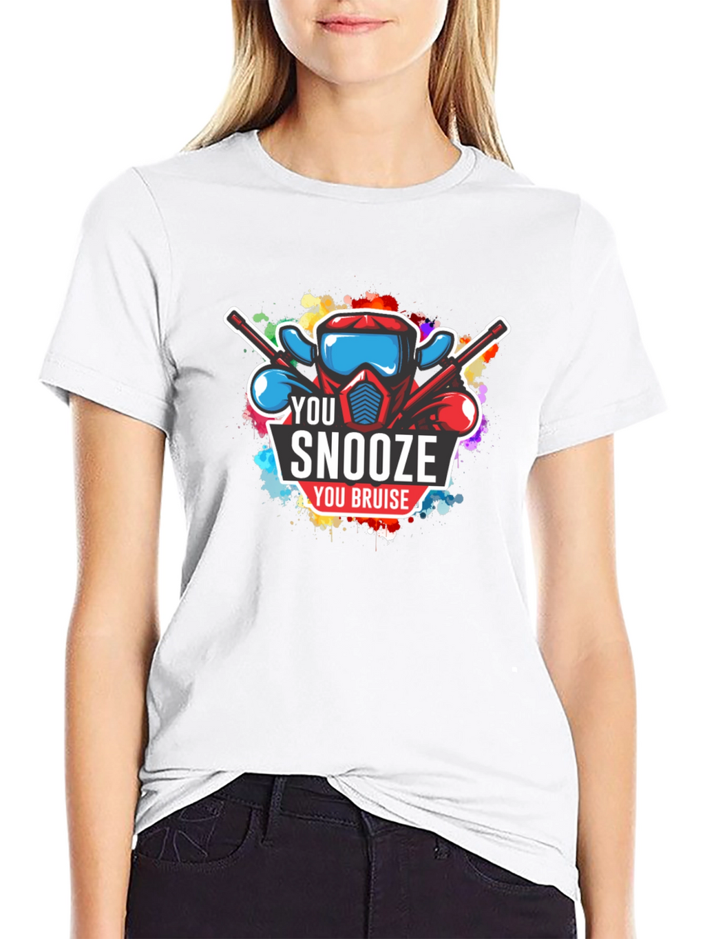 You Snooze You Bruise Paintball T-Shirt