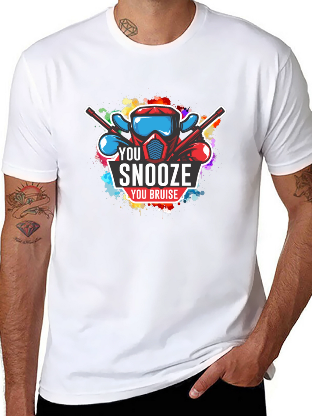 You Snooze You Bruise Paintball T-Shirt