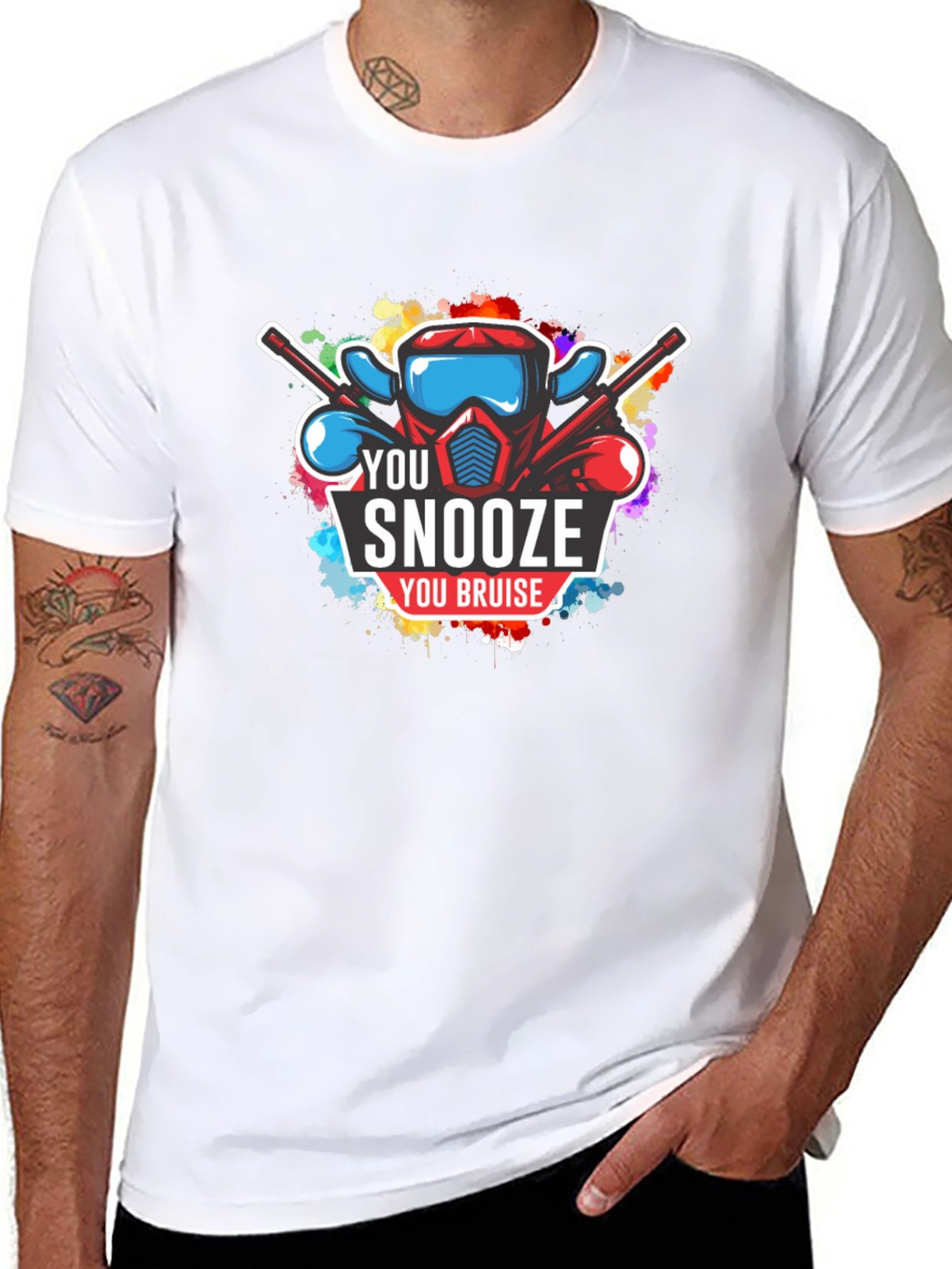You Snooze You Bruise Paintball T-Shirt