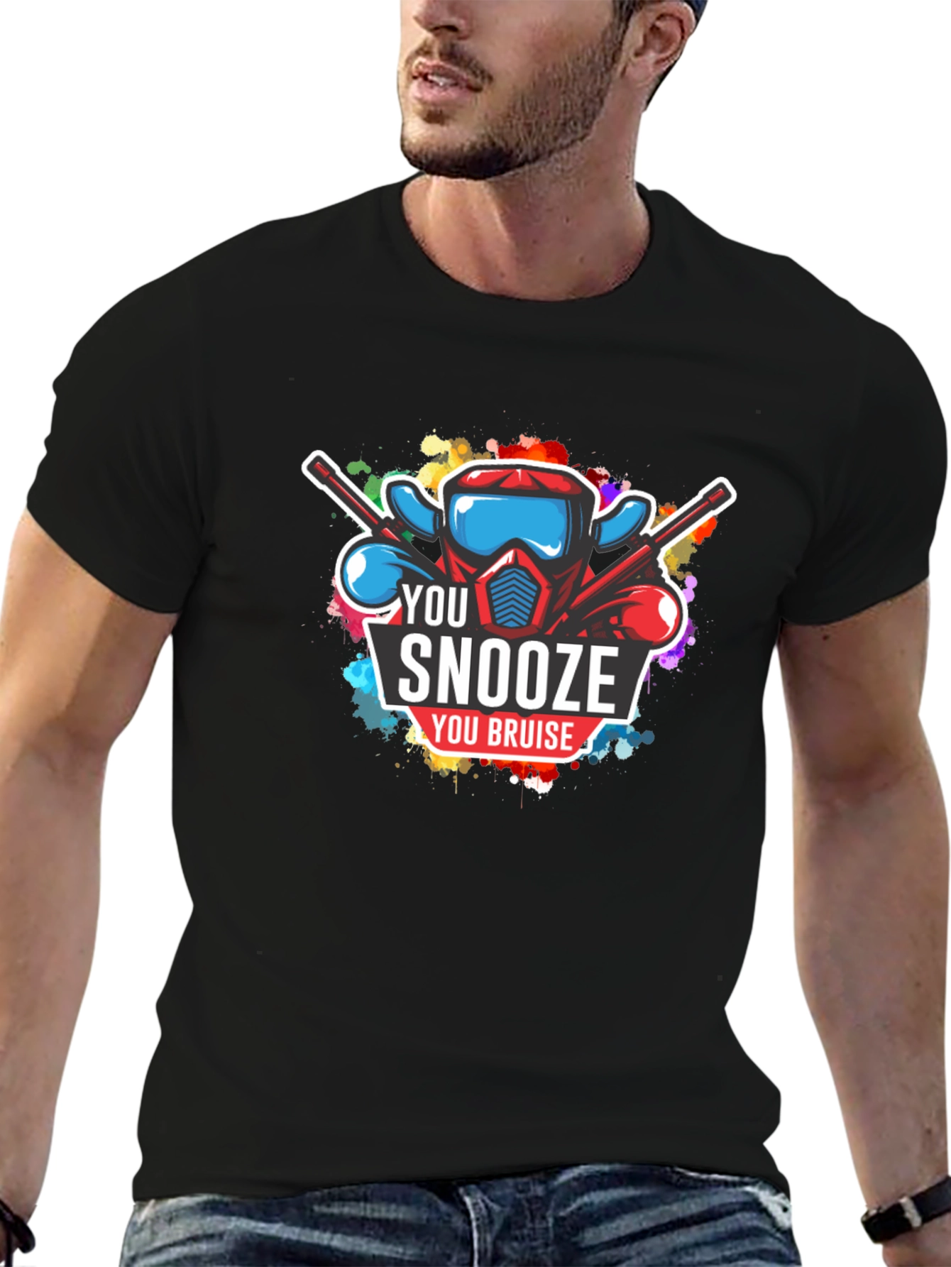 You Snooze You Bruise Paintball T-Shirt