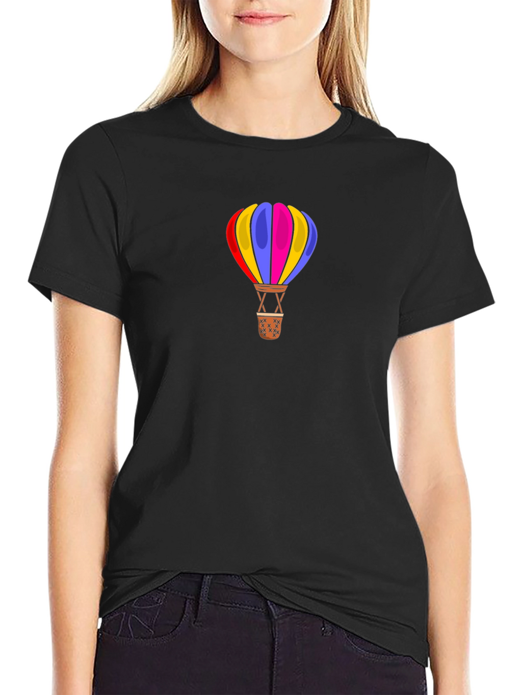 Hot Air Balloon Graphic Tee - Unique Design