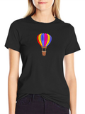Hot Air Balloon Graphic Tee - Unique Design