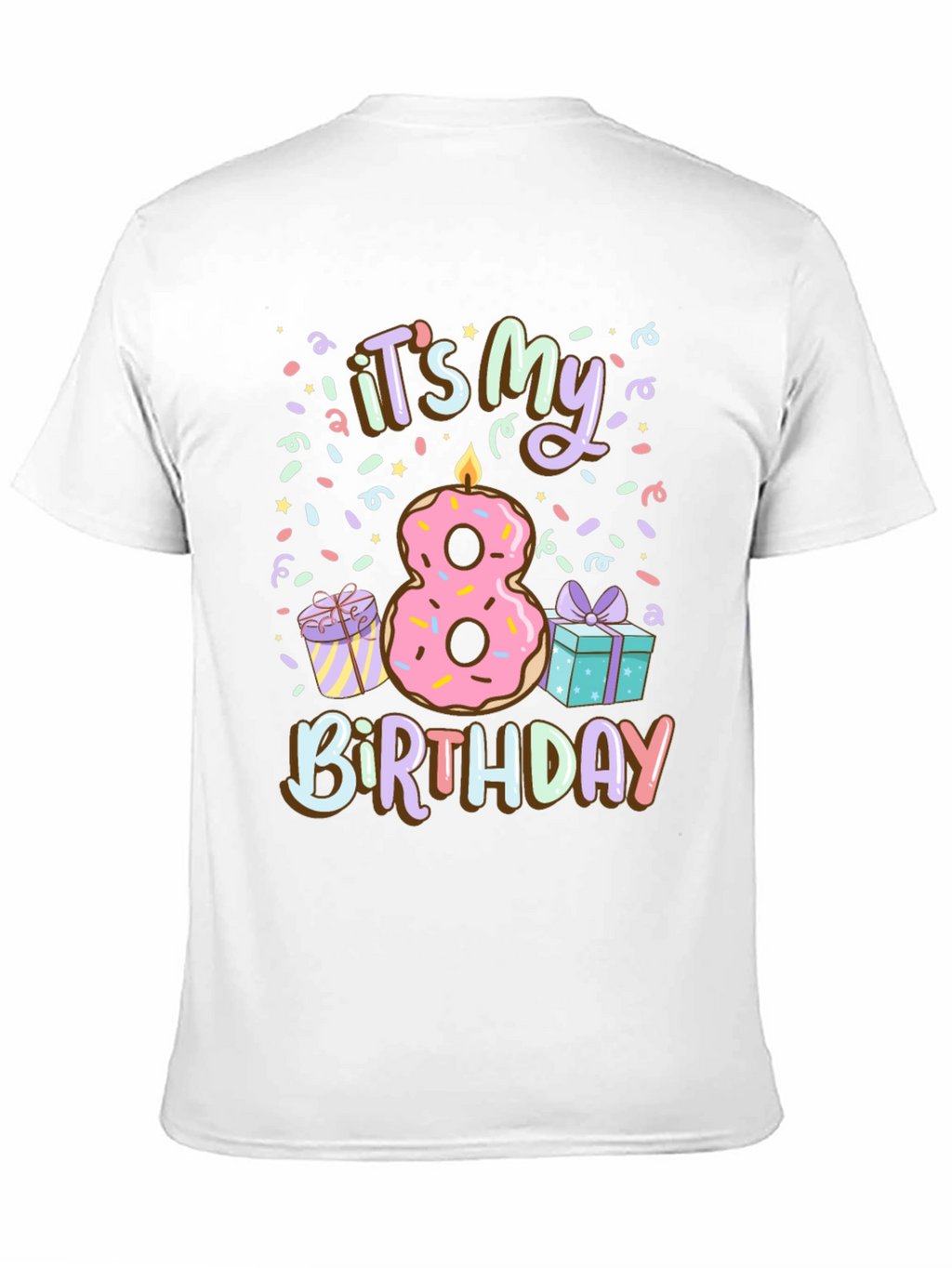 Its My 8th Birthday Donut T-Shirt