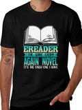 Funny Ereader Novel Graphic T-Shirt