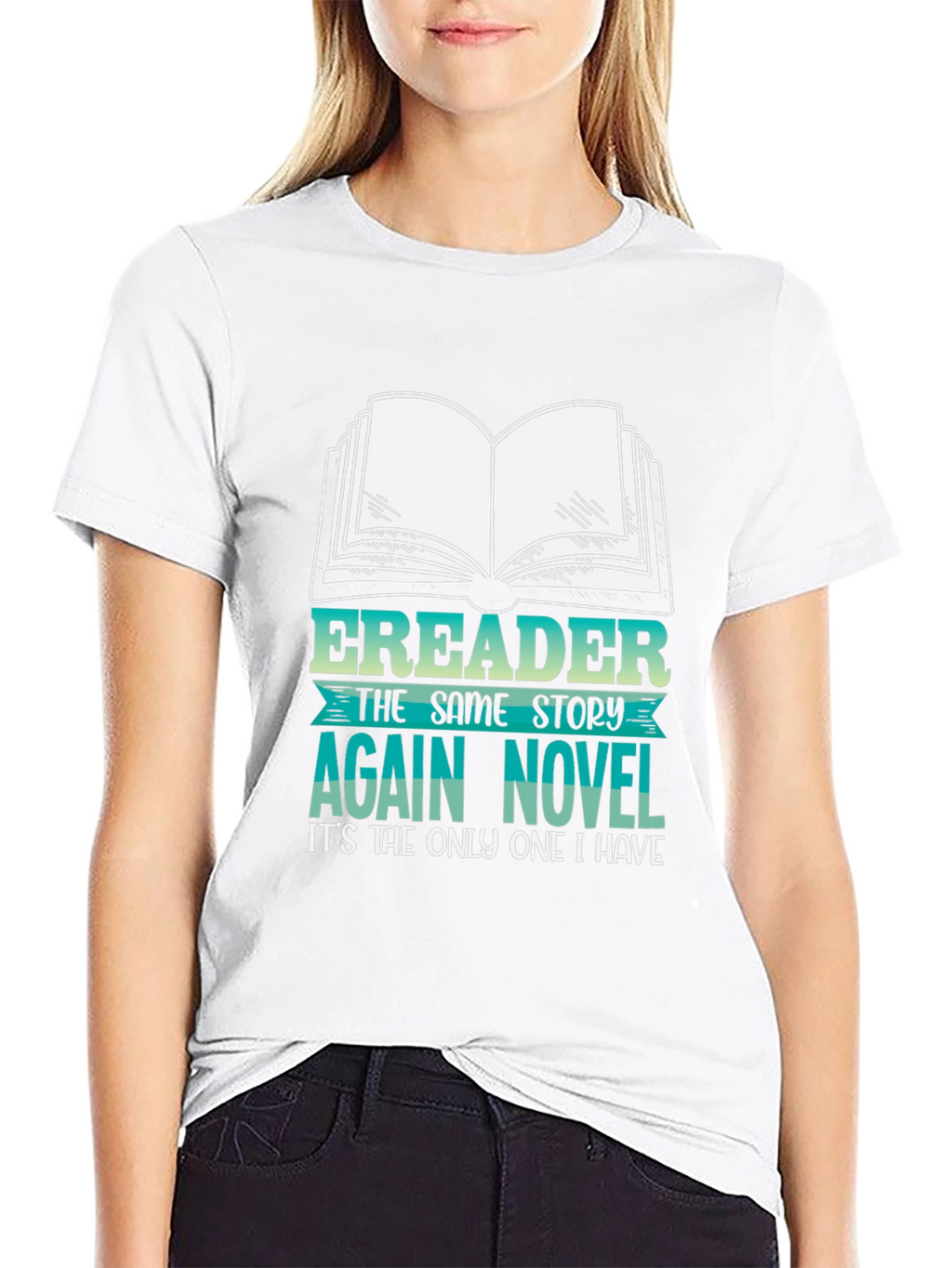 Funny Ereader Novel Graphic T-Shirt
