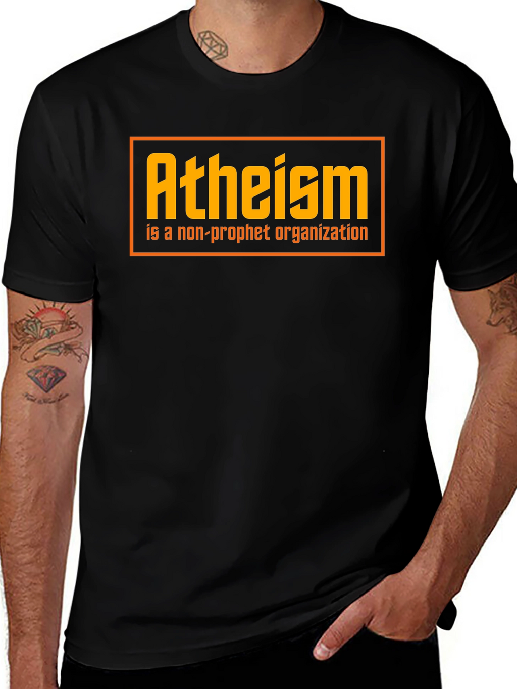 Atheism Non-Prophet Organization Graphic T-Shirt