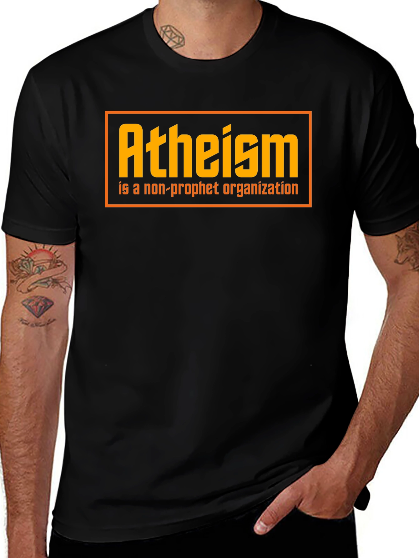 Atheism Non-Prophet Organization Graphic T-Shirt