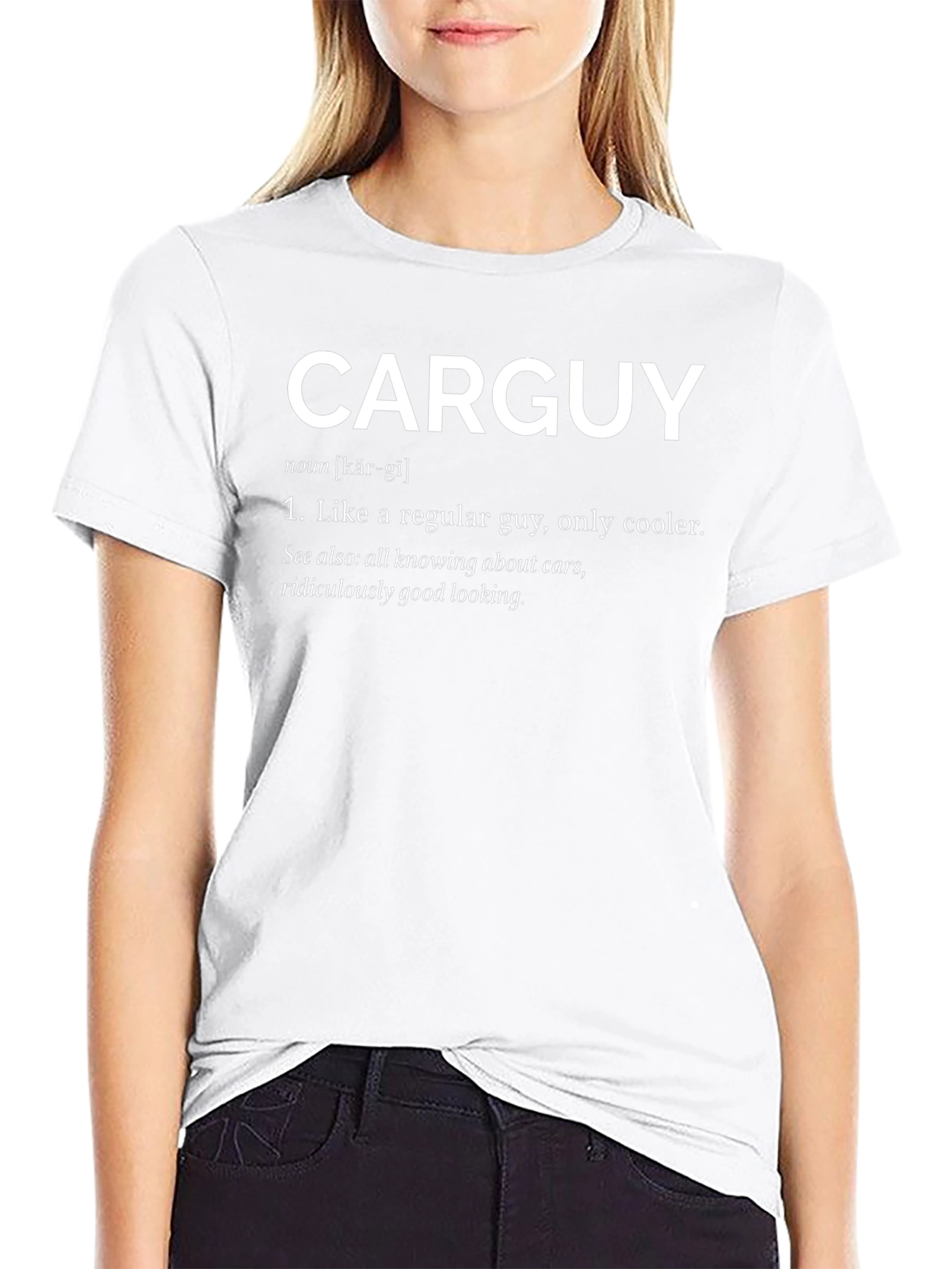 Carguy Definition Black T-Shirt - Cool Car Enthusiast Tee