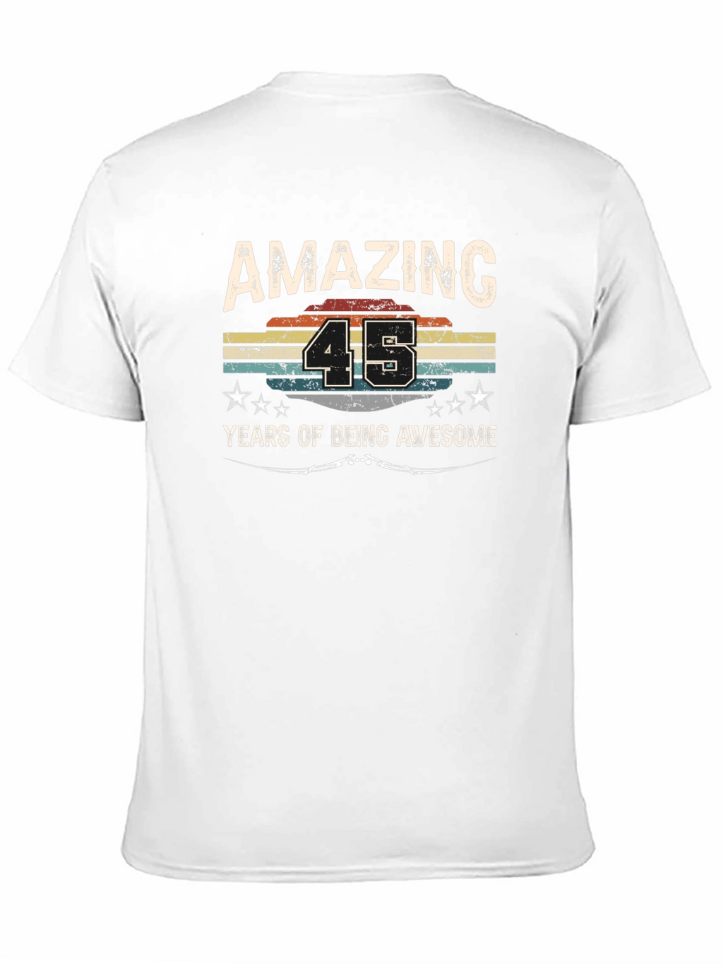 Amazing 45 Years Birthday Graphic Tee
