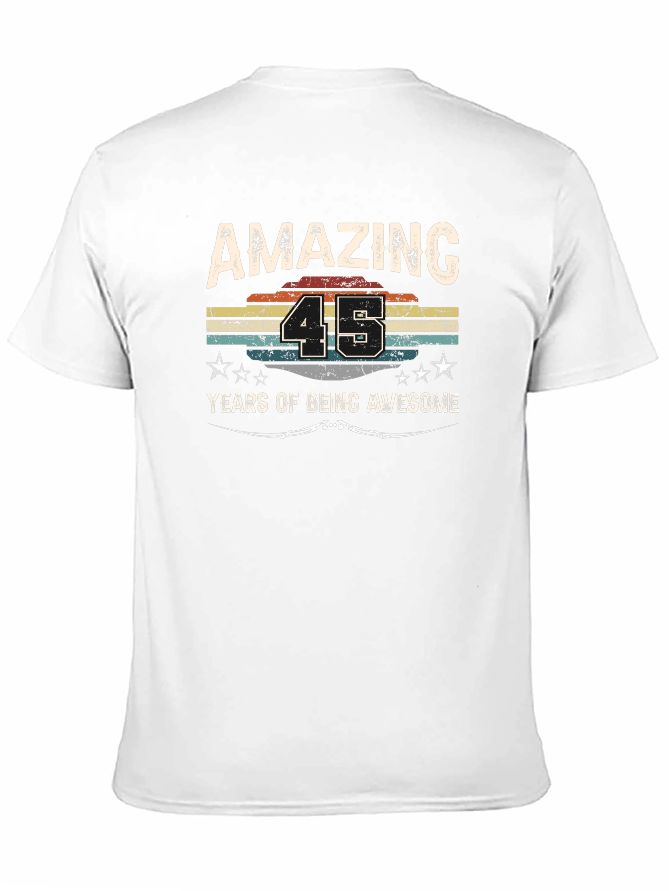 Amazing 45 Years Birthday Graphic Tee