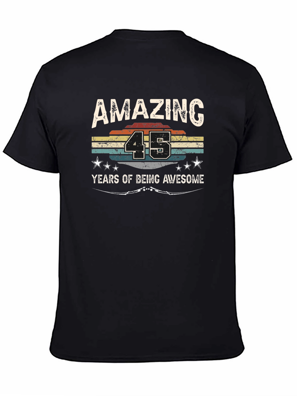 Amazing 45 Years Birthday Graphic Tee