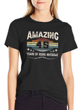 Amazing 45 Years Birthday Graphic Tee