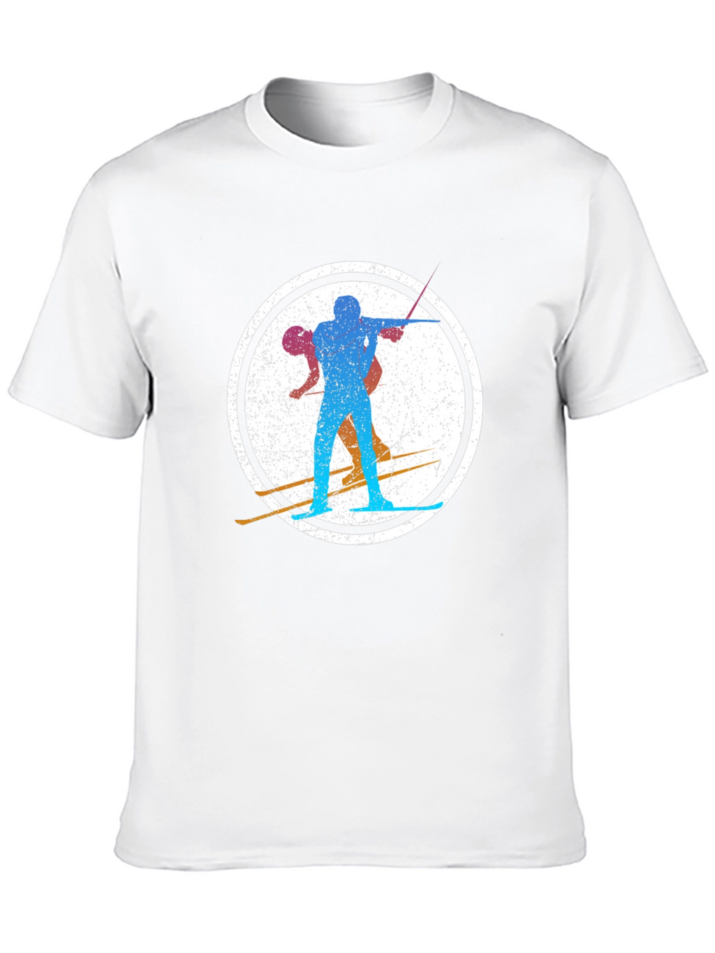 Biathlon Silhouette Black T-Shirt