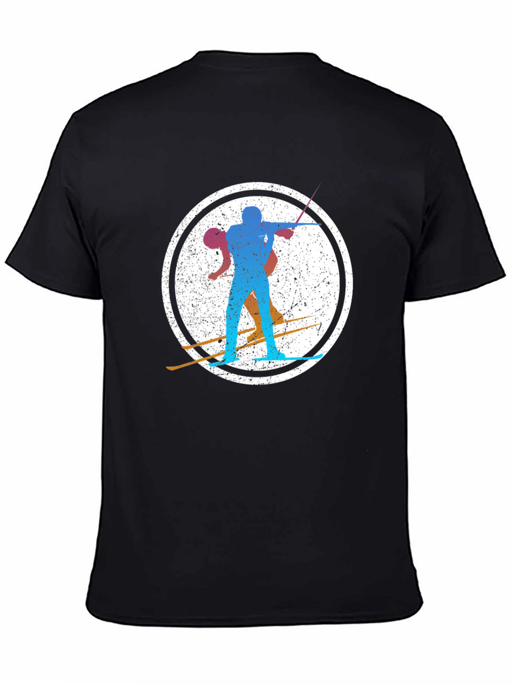 Biathlon Silhouette Black T-Shirt
