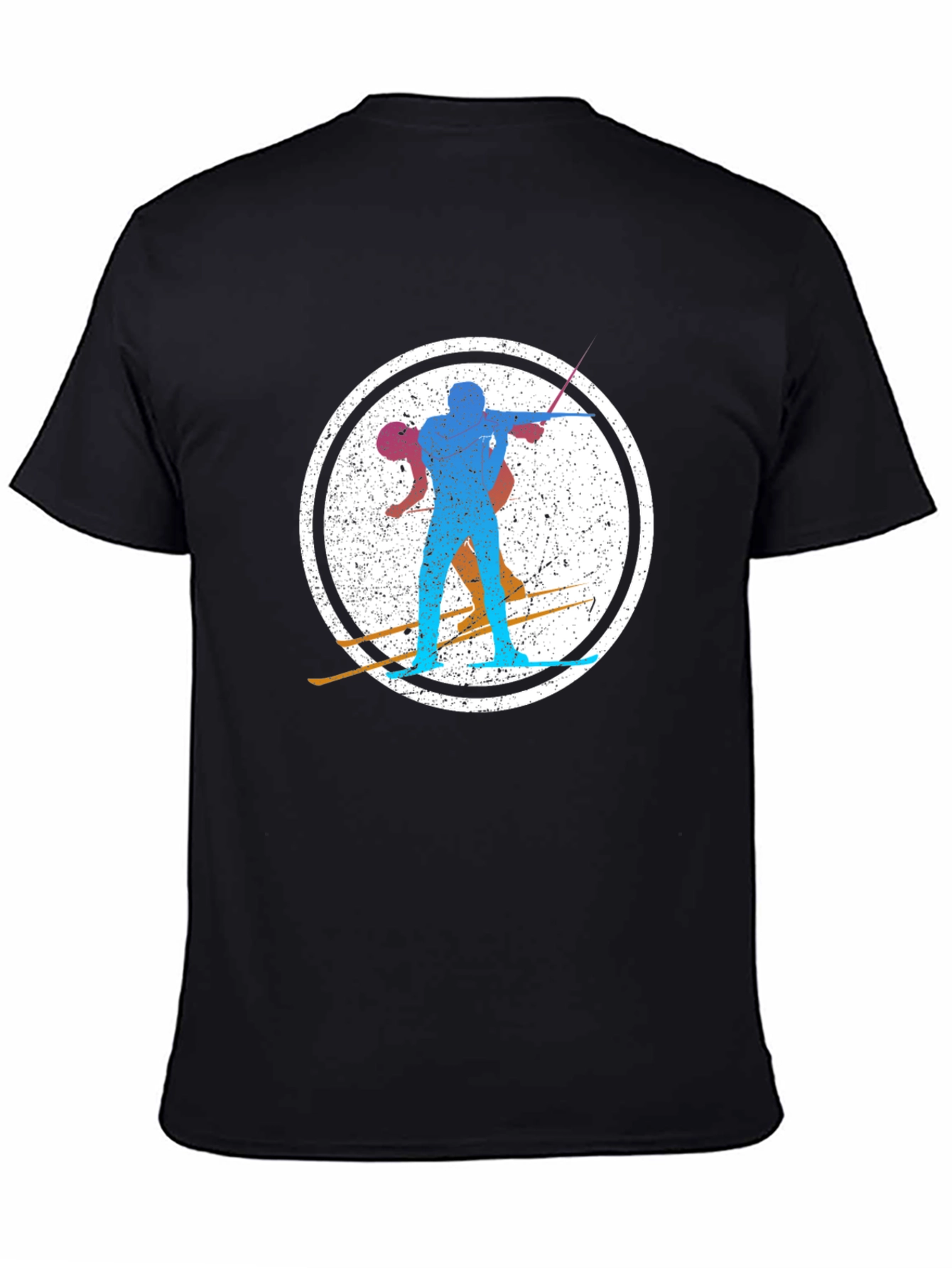 Biathlon Silhouette Black T-Shirt