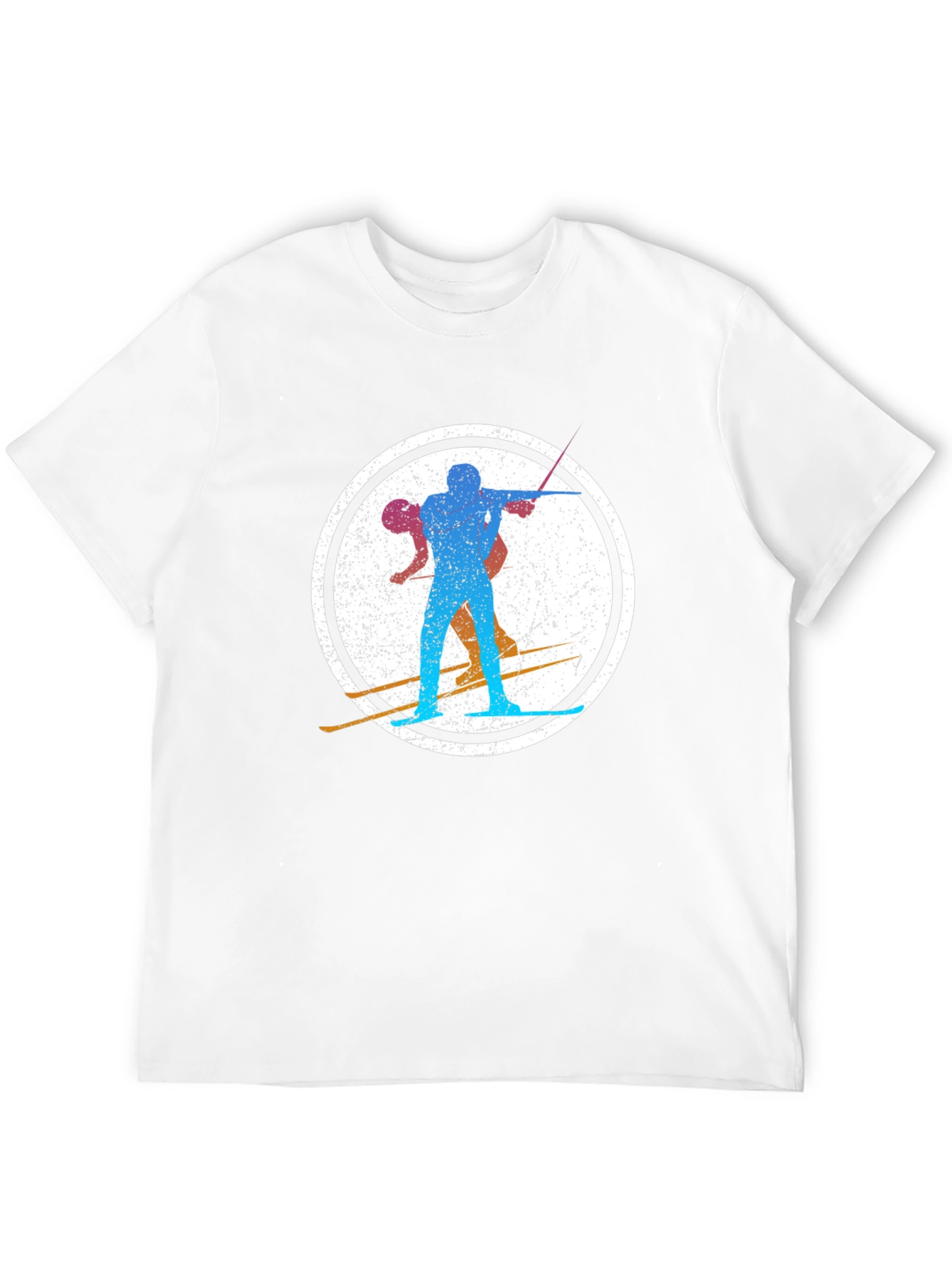 Biathlon Silhouette Black T-Shirt