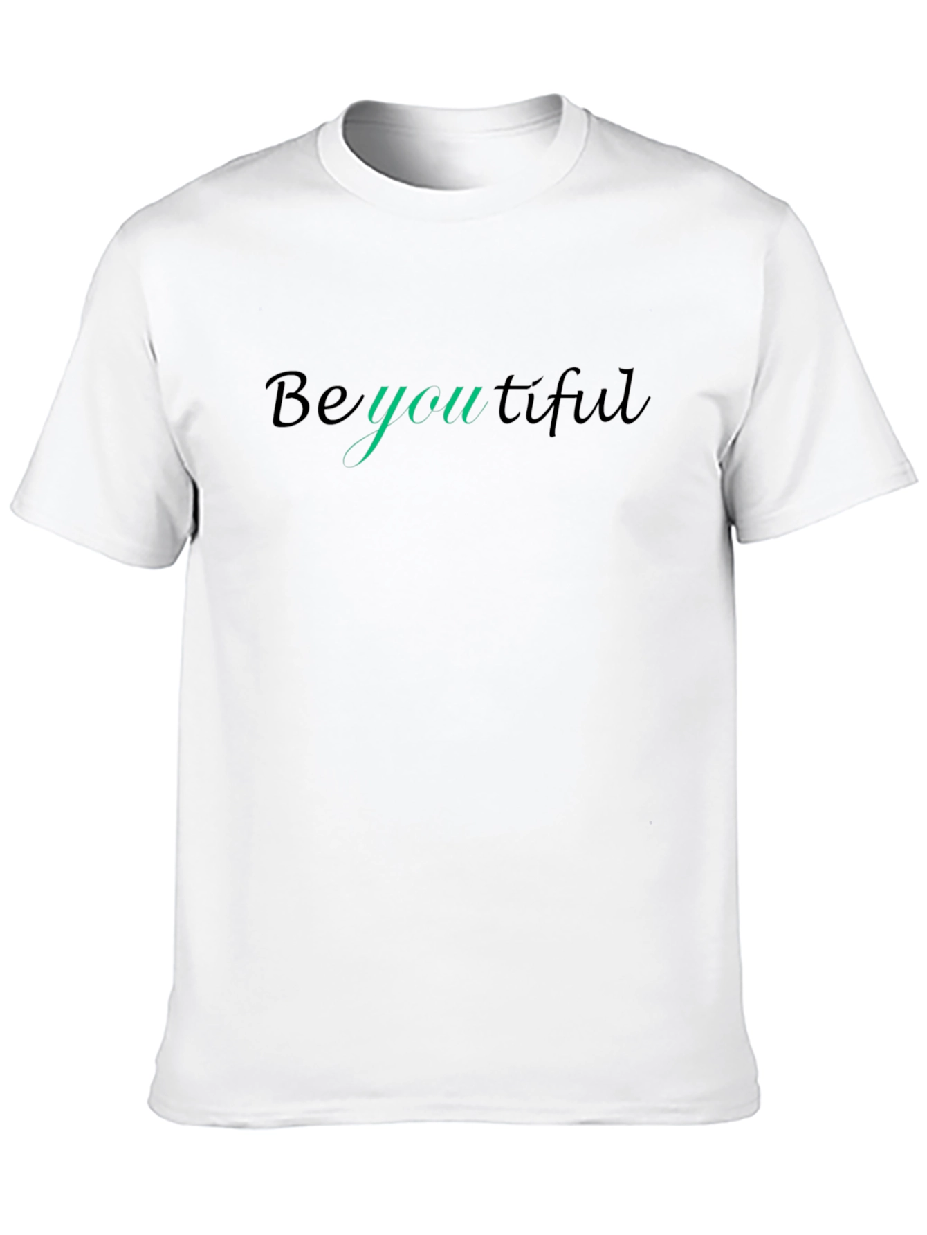BeYOUtiful Black Tee - Stylish Comfort