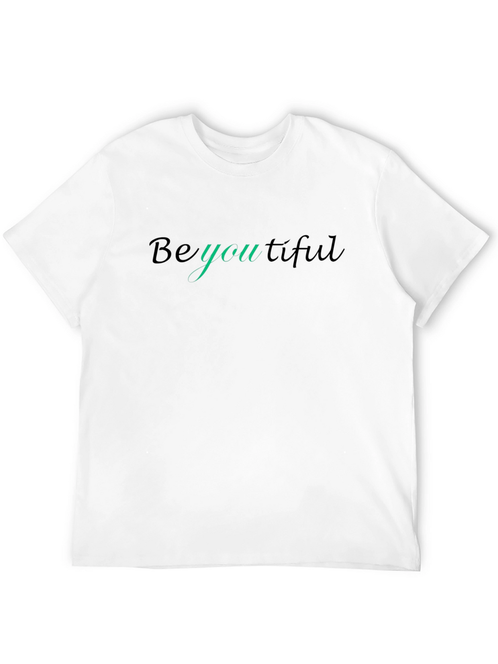 BeYOUtiful Black Tee - Stylish Comfort