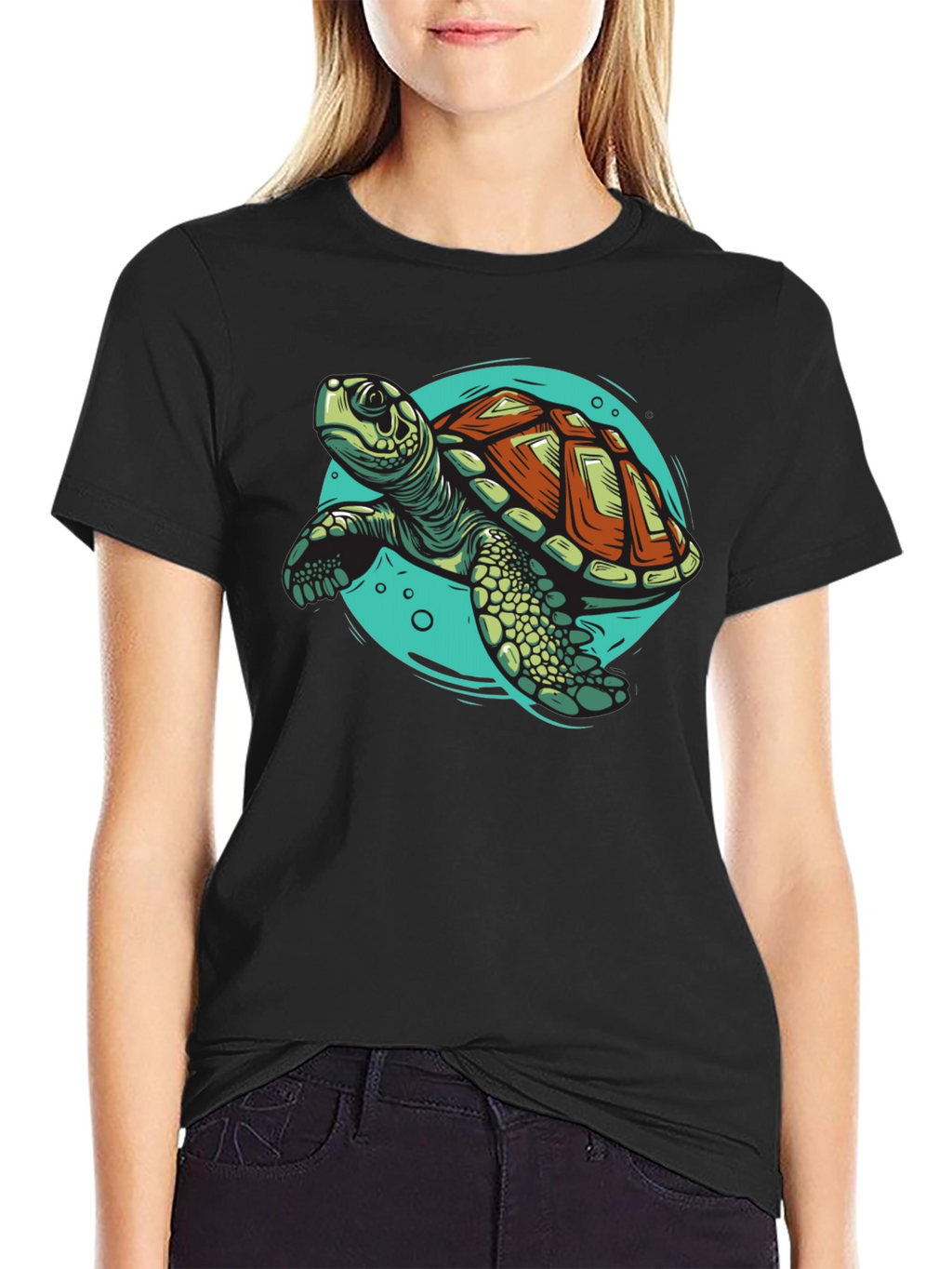 Sea Turtle Graphic Tee - Cool Ocean Design