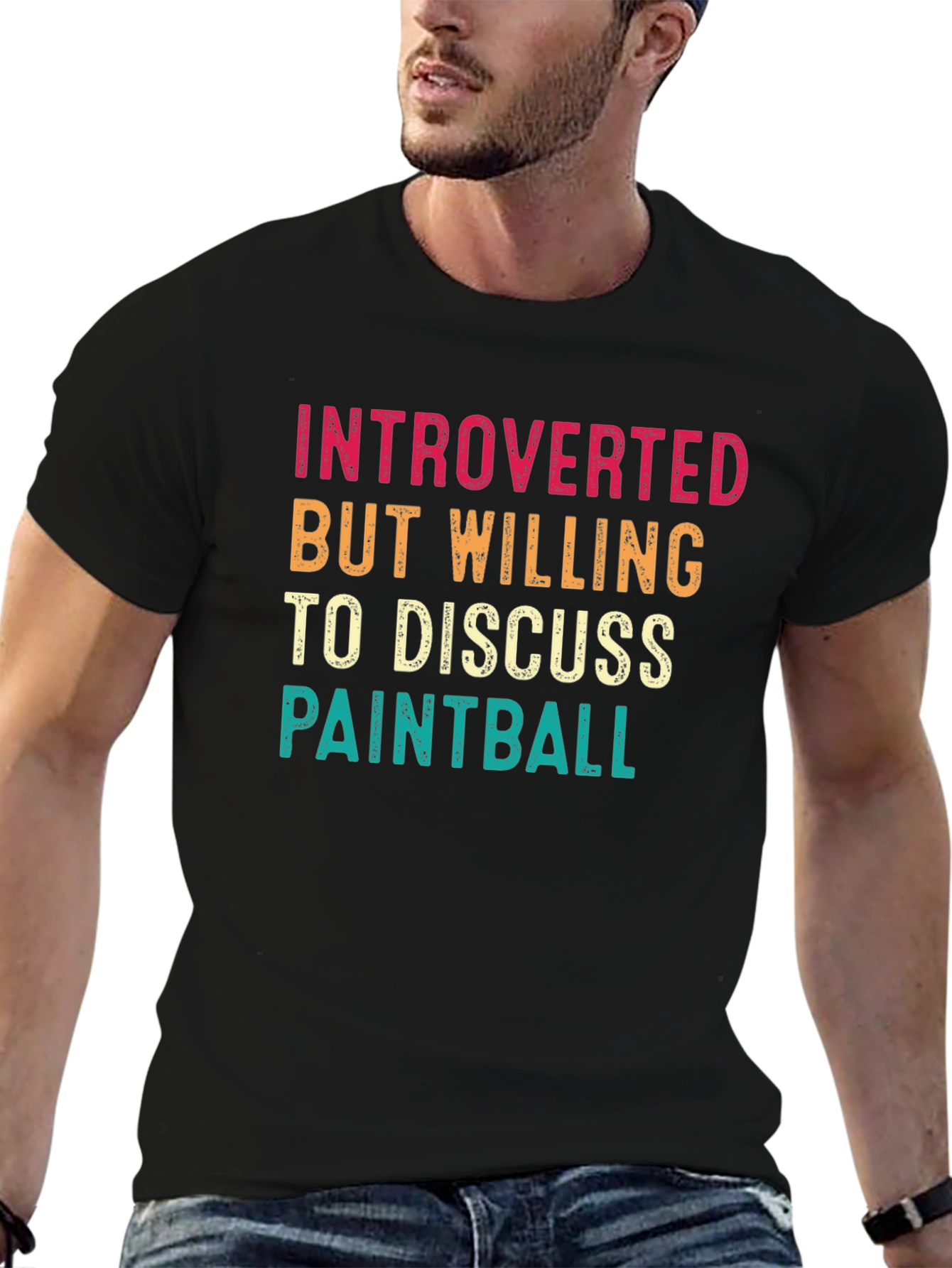 Introverted Paintball Enthusiast Graphic Tee