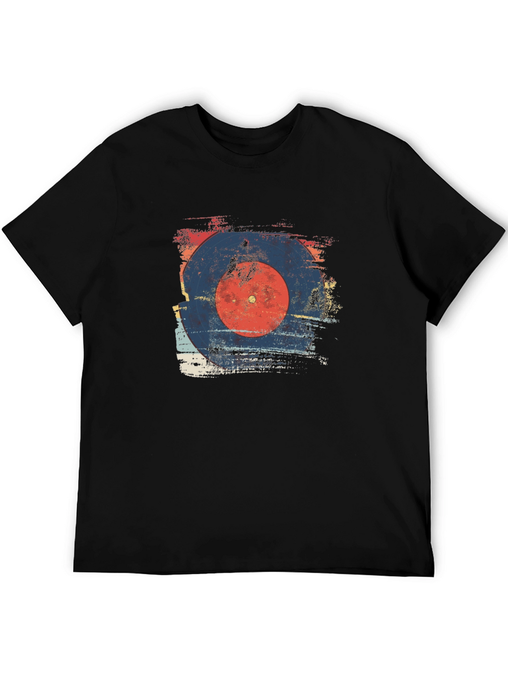 Retro Vinyl Record Graphic Tee