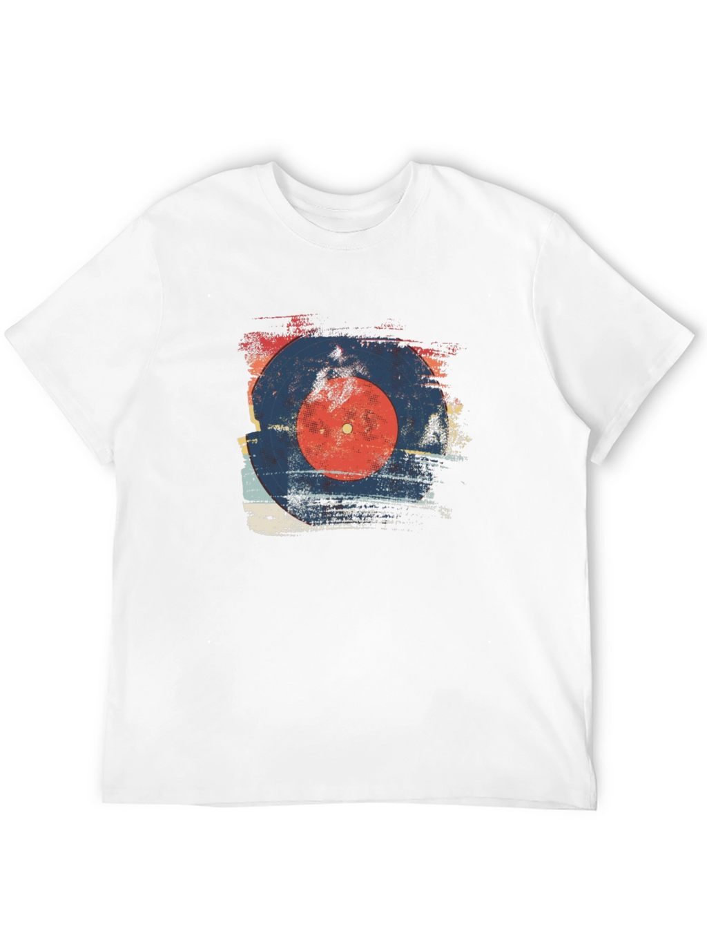 Retro Vinyl Record Graphic Tee