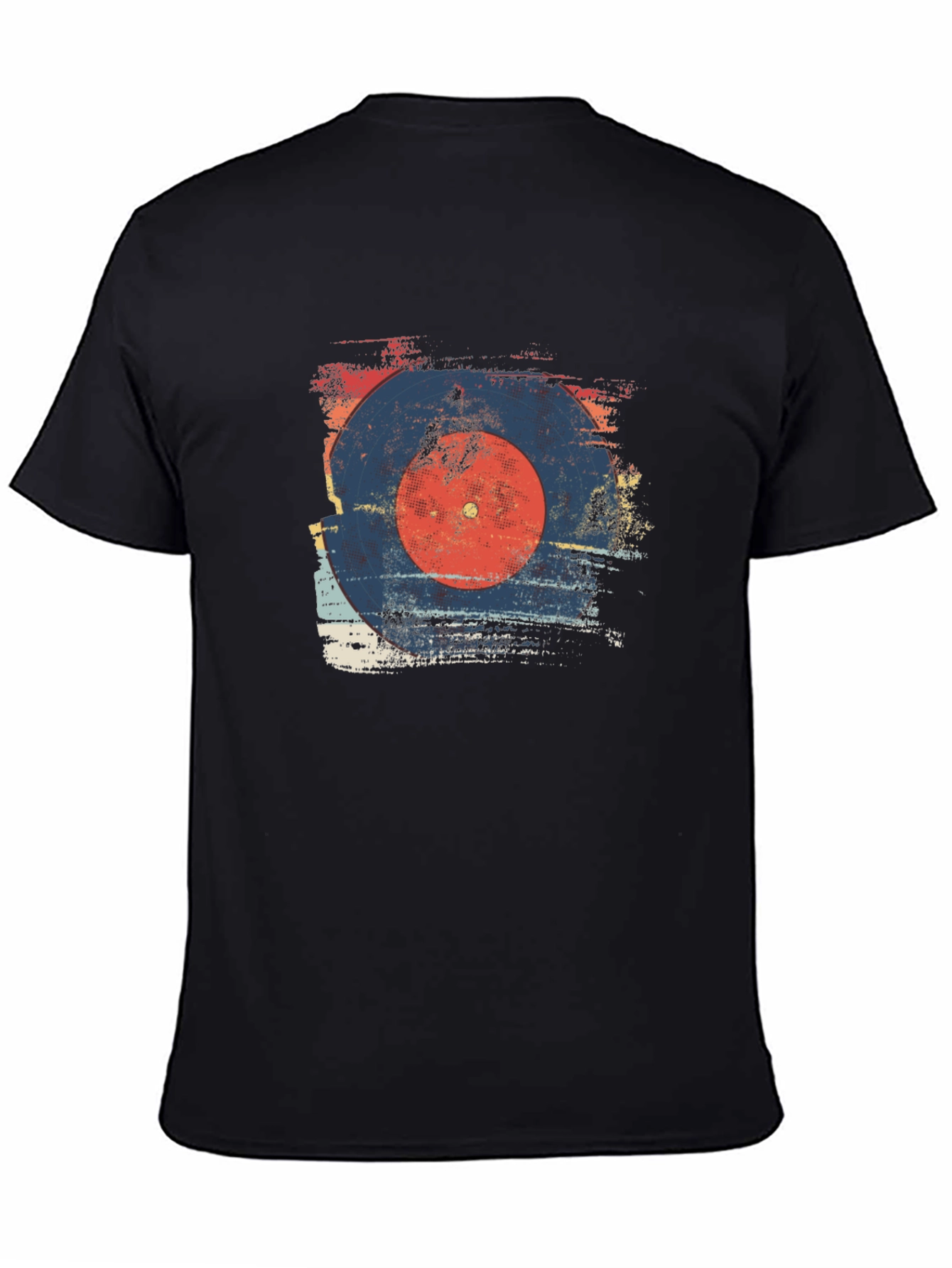 Retro Vinyl Record Graphic Tee